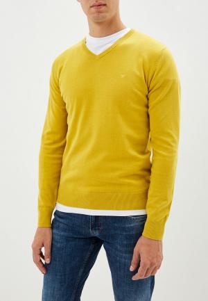 Пуловер Tom Tailor. Цвет: желтый