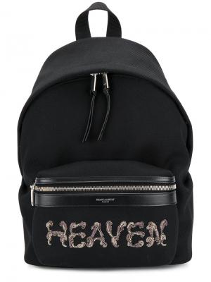 Рюкзак Heaven Saint Laurent. Цвет: чёрный
