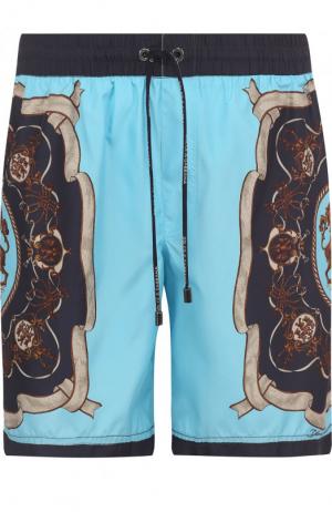 Плавки-шорты с принтом Dolce & Gabbana. Цвет: синий