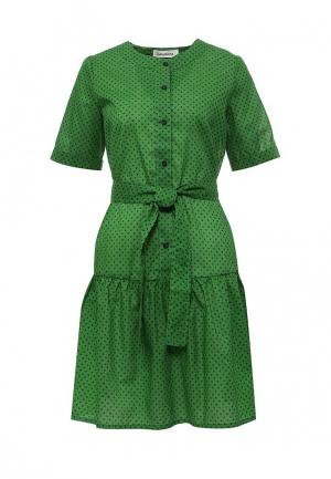 Платье Tutto Bene. Цвет: зеленый